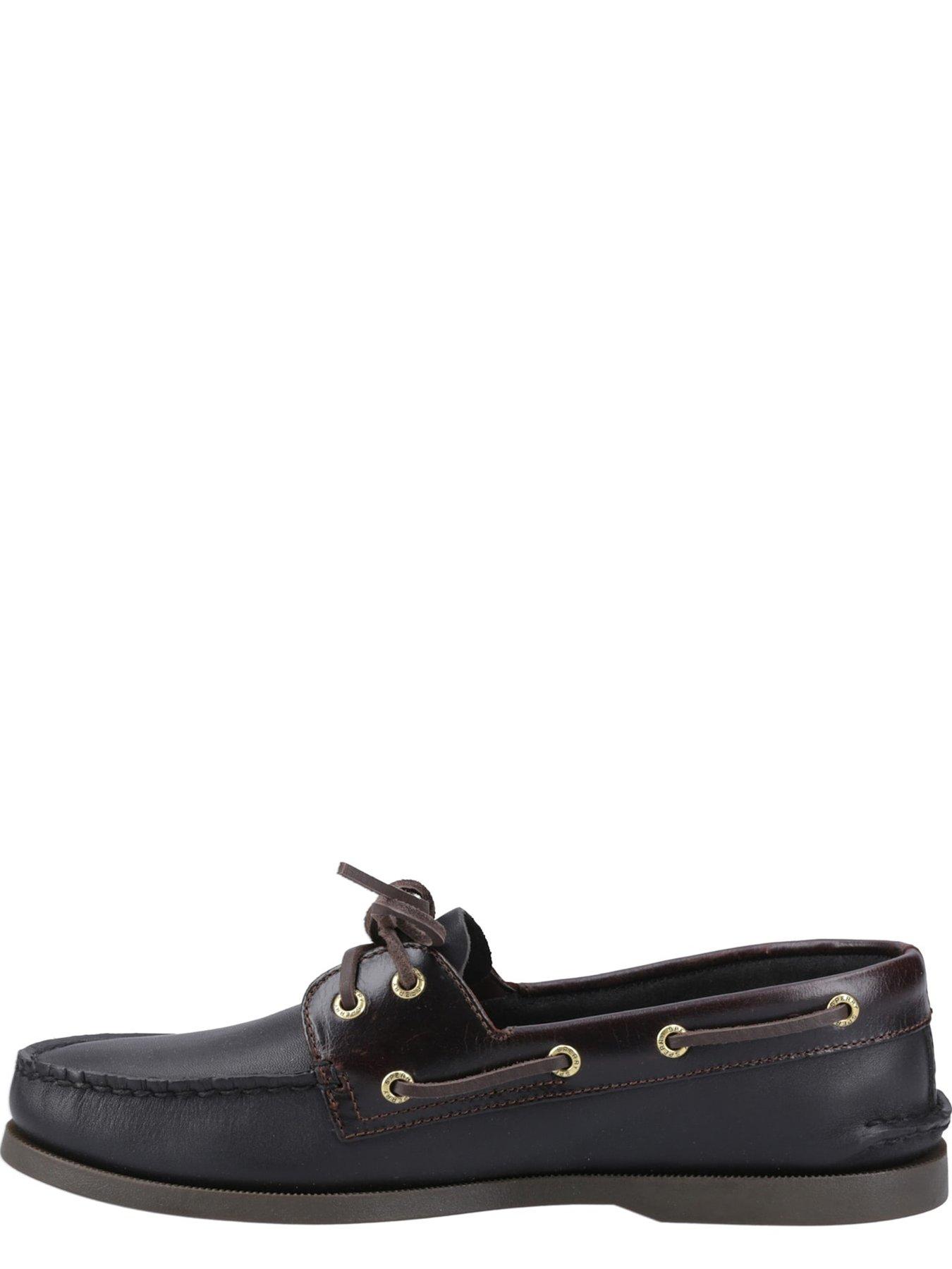 Image 4 of 5 of SPERRY Sperry Authentic 2 Eye Boat Shoe - Amaret/black