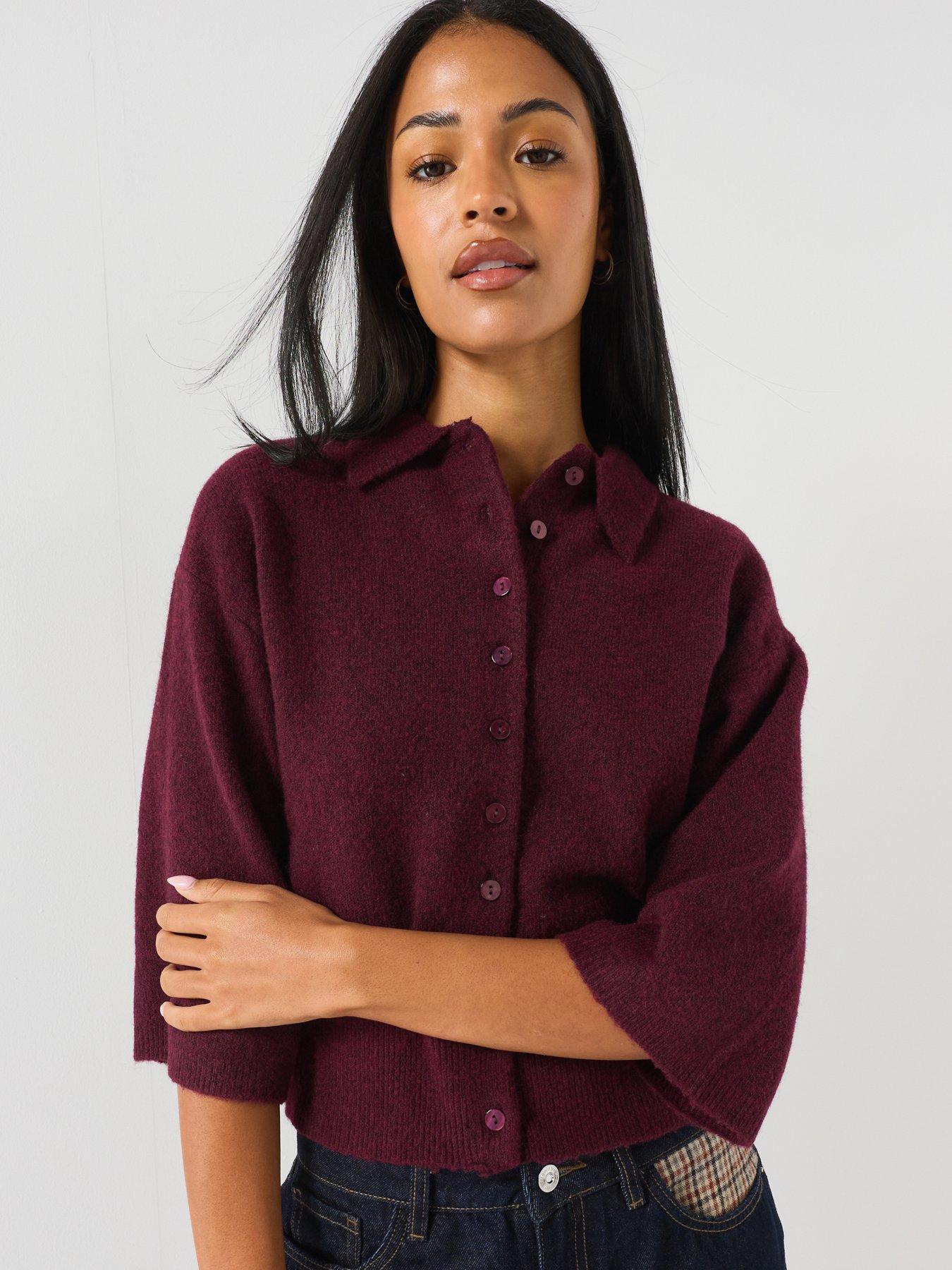 Image 4 of 5 of Only Macey Polo Cardigan
