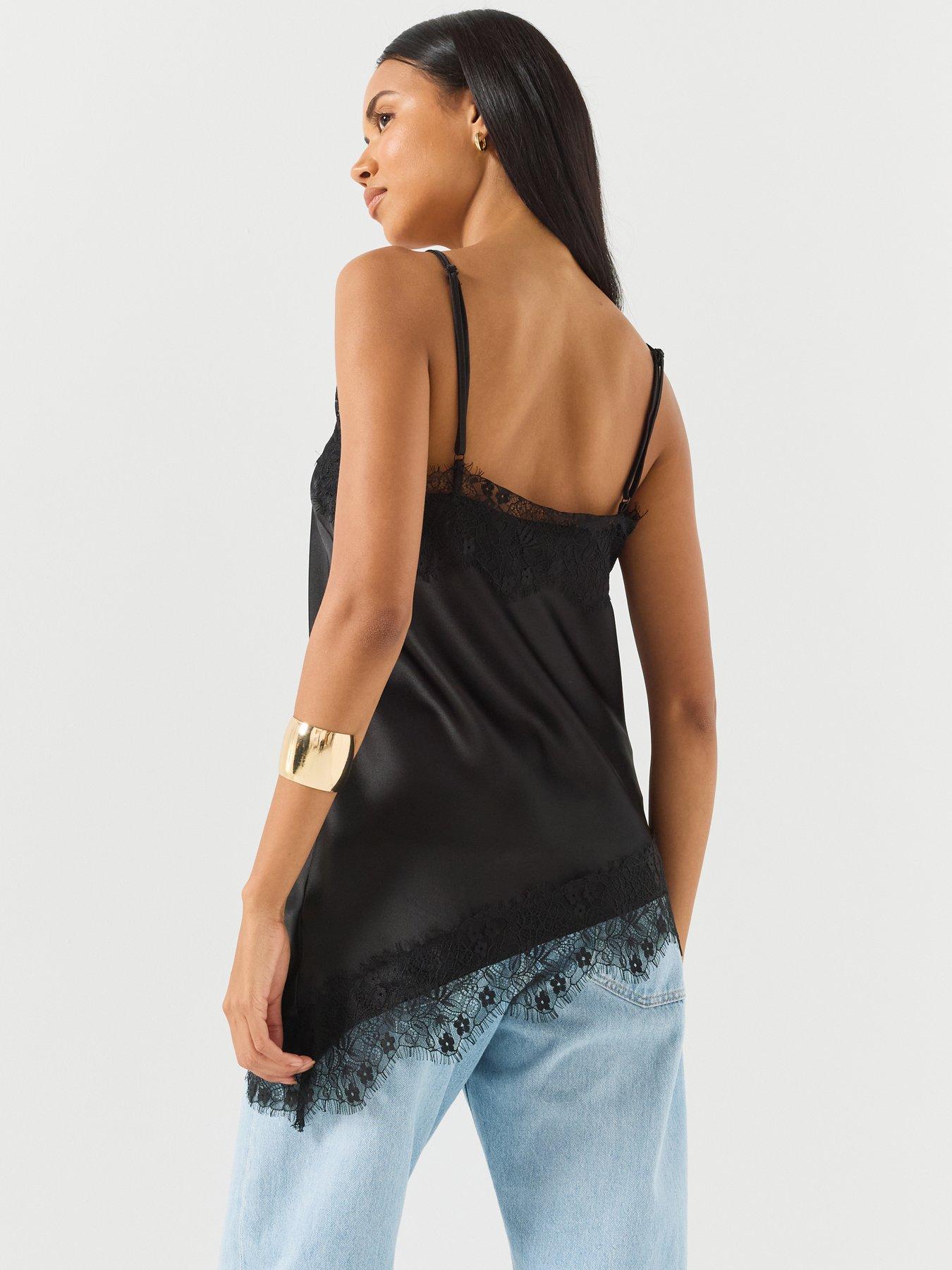 Image 2 of 6 of Only Carindona Asymmetrical Top - Black