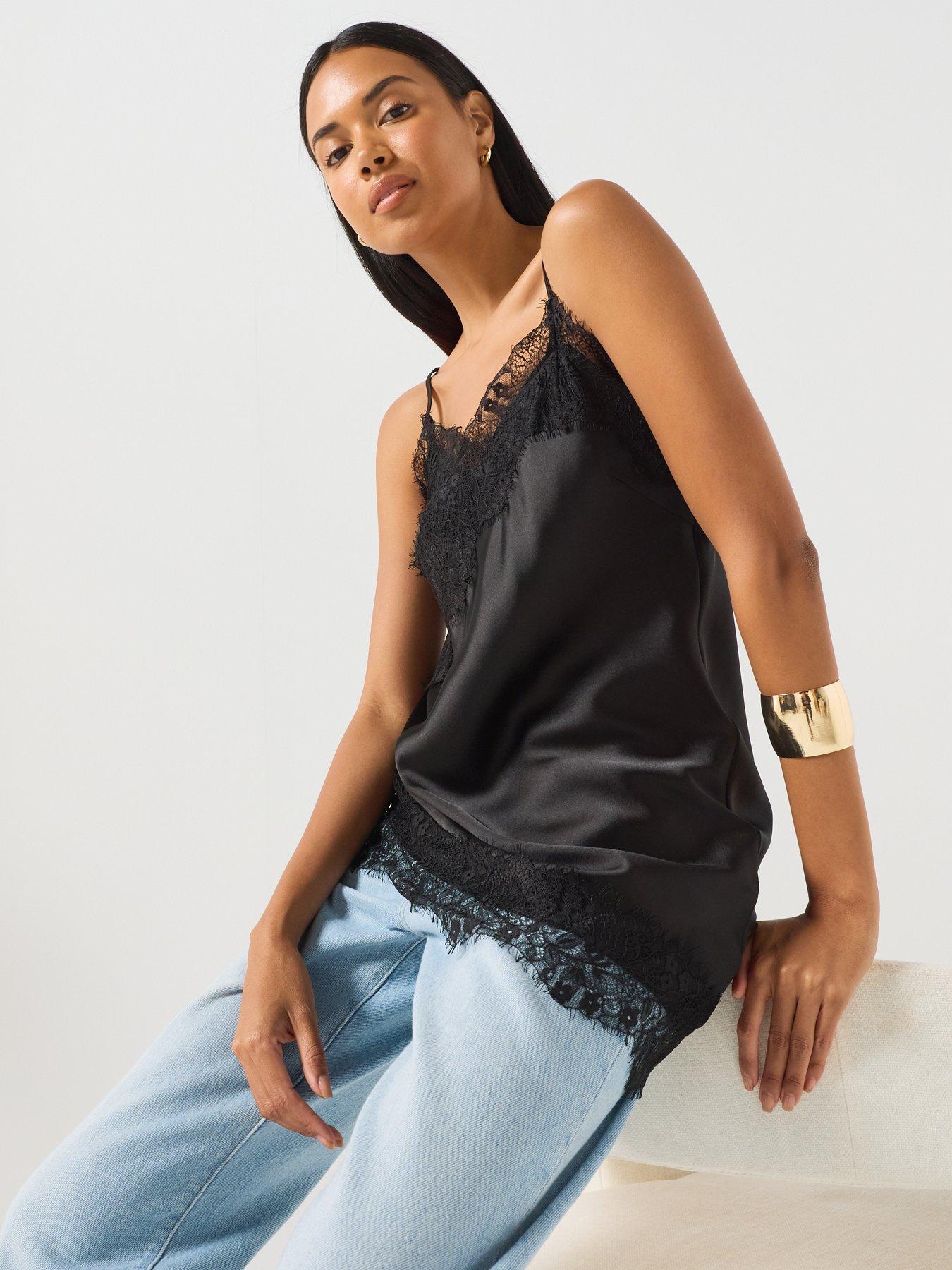Image 5 of 6 of Only Carindona Asymmetrical Top - Black
