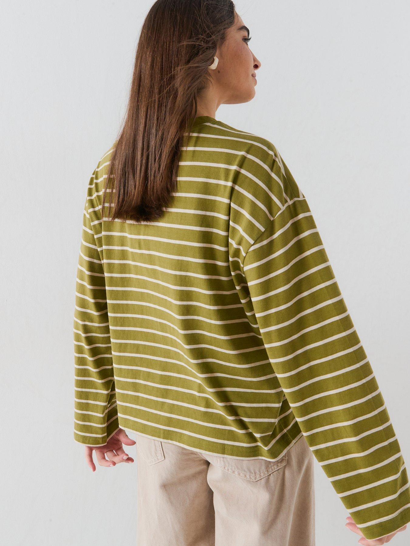 Image 2 of 6 of Only Happy Stripe Long Sleeve T-shirt