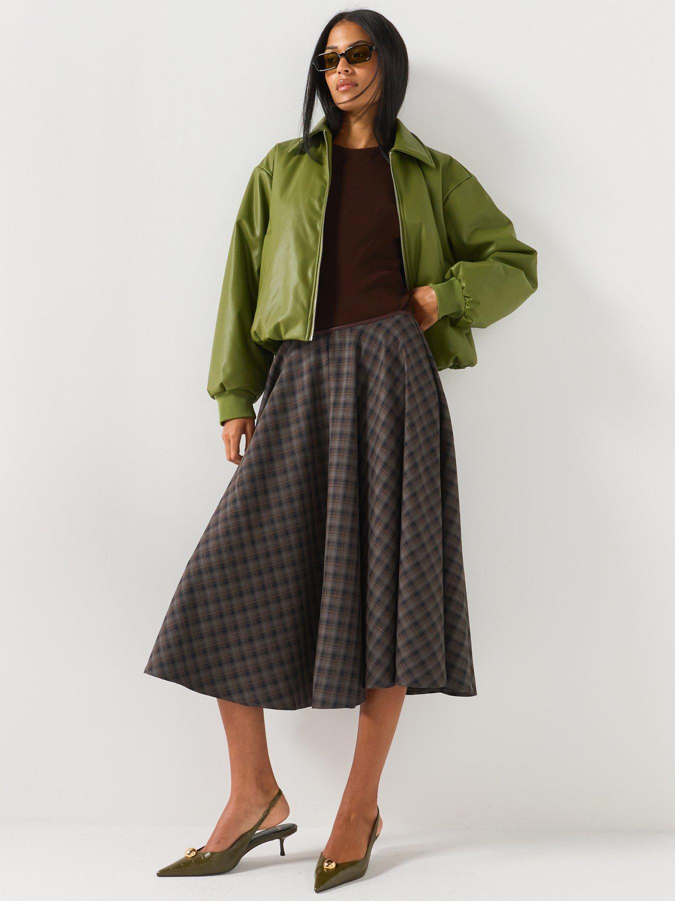 Image 4 of 5 of PIECES Pu Padded Bomber Jacket