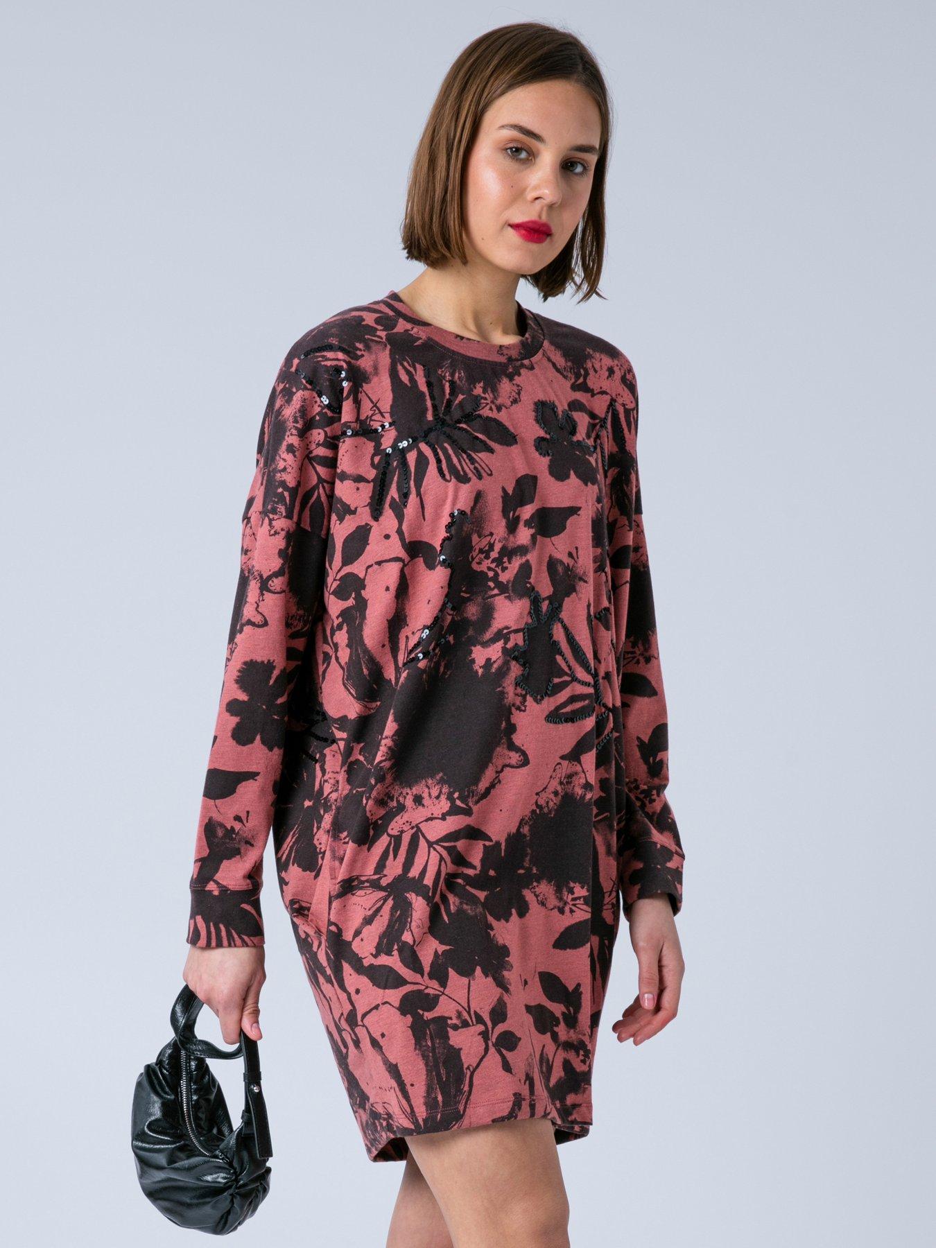 Religion Libby long sleeved Tunic Jersey dress