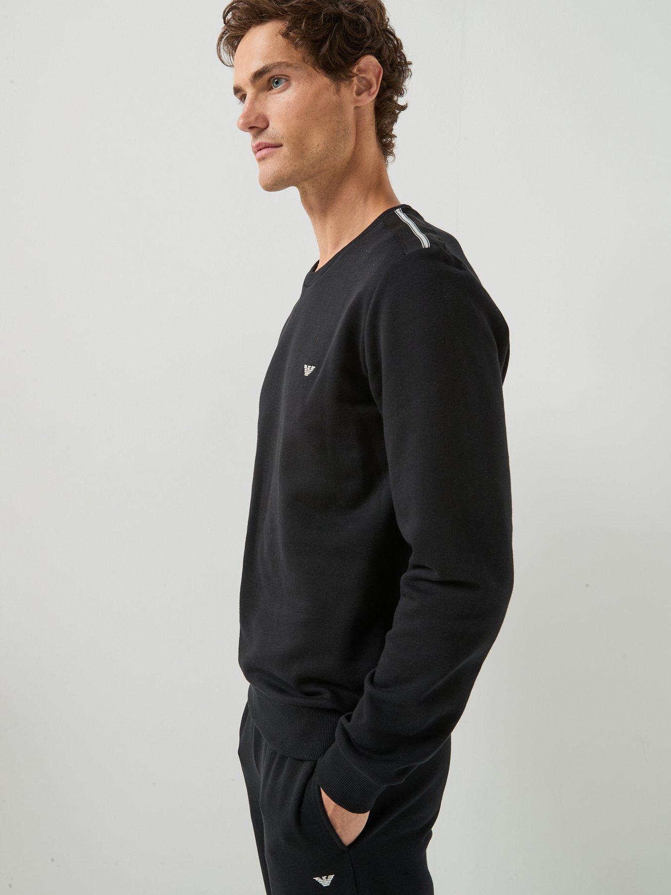Image 3 of 6 of Emporio Armani Bodywear Terry Lounge Tracksuit - Black