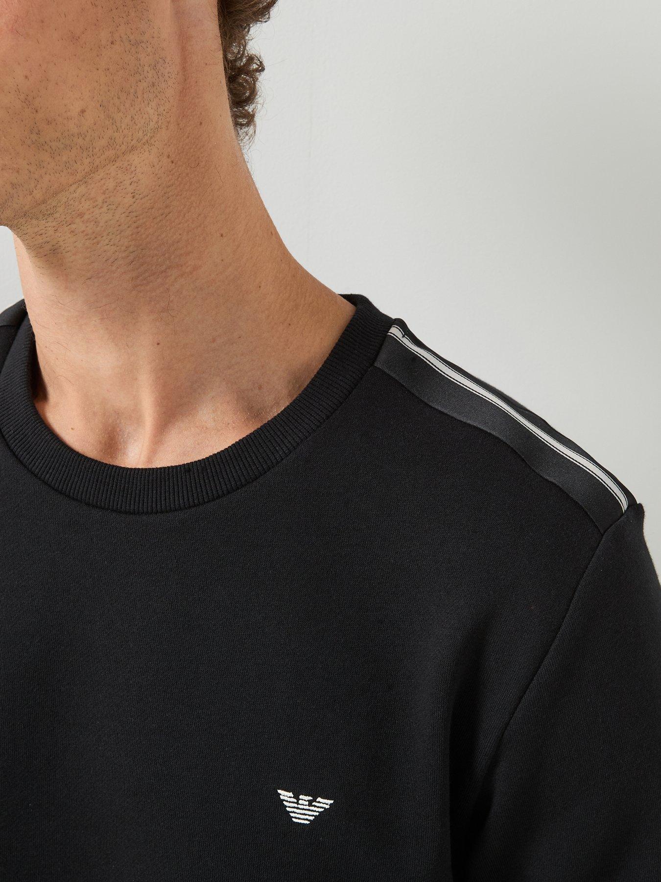 Image 6 of 6 of Emporio Armani Bodywear Terry Lounge Tracksuit - Black