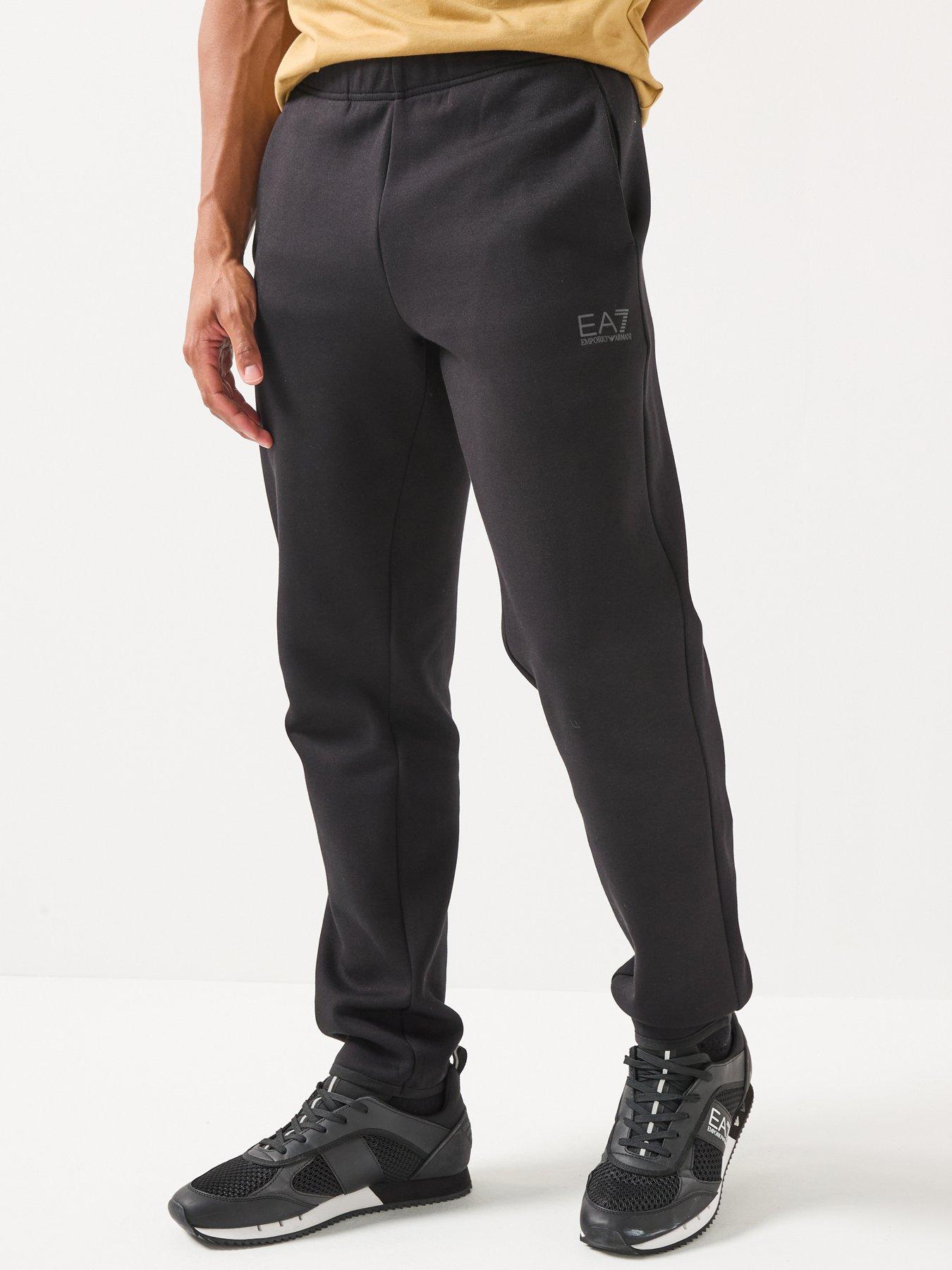 EA7 Emporio Armani Natural Ventus7 Tapered Joggers - Black