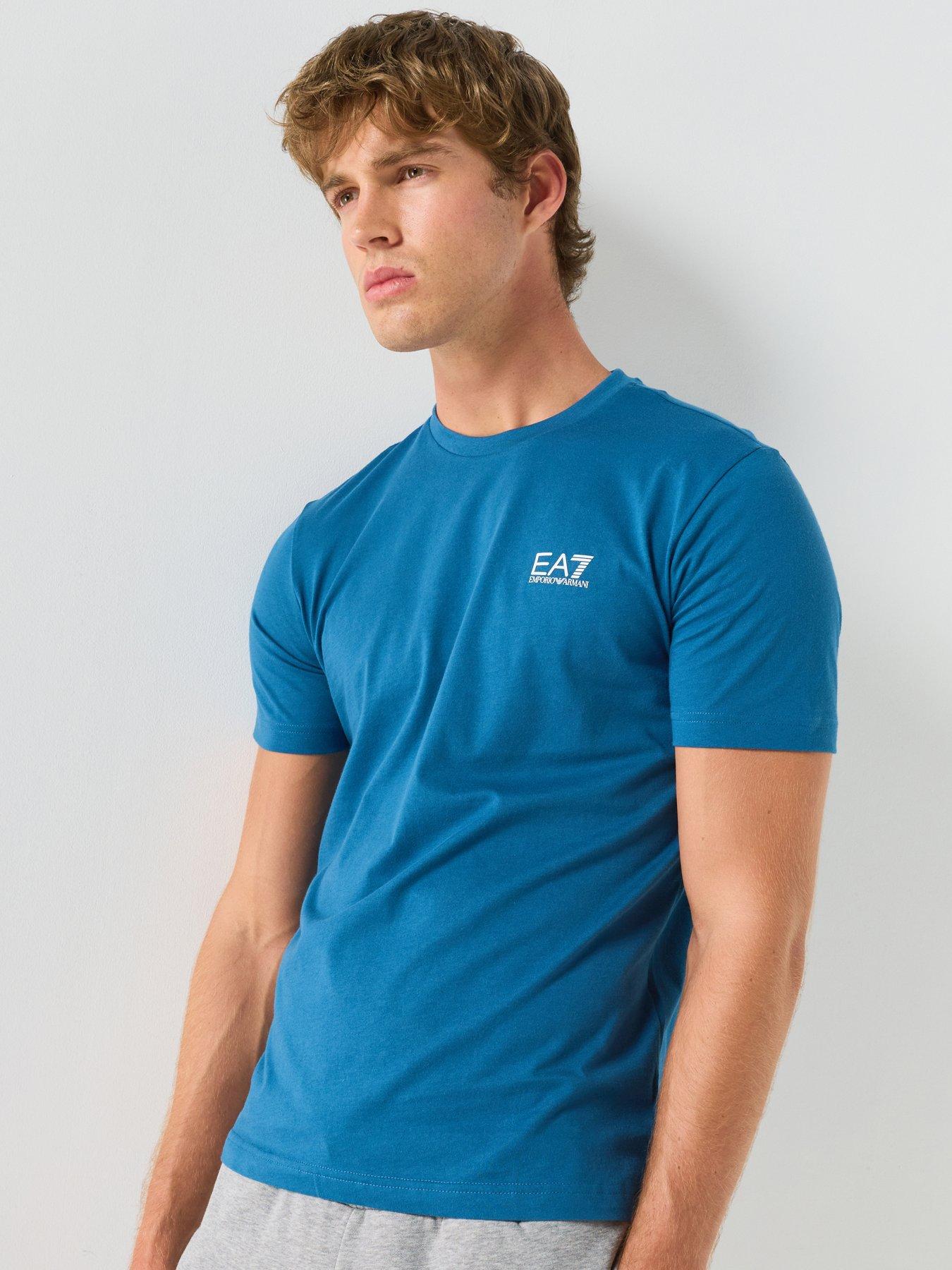 EA7 Emporio Armani Core Id Crew Neck T-Shirt - Dark Blue