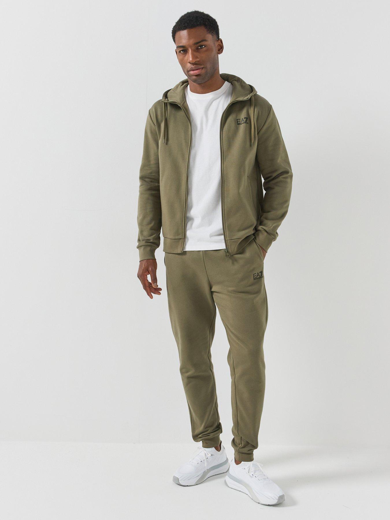 Image 1 of 5 of EA7 Emporio Armani Ea7 Emporio Armani Train Core Id Full Zip Hooded Tracksuit