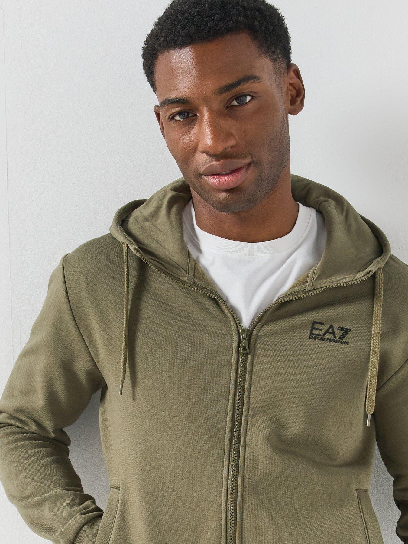 Image 3 of 5 of EA7 Emporio Armani Ea7 Emporio Armani Train Core Id Full Zip Hooded Tracksuit