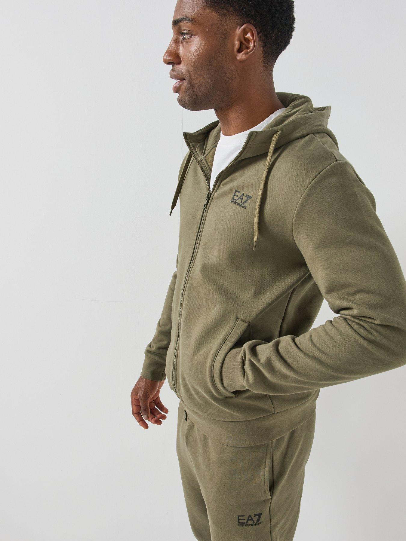 Image 5 of 5 of EA7 Emporio Armani Ea7 Emporio Armani Train Core Id Full Zip Hooded Tracksuit