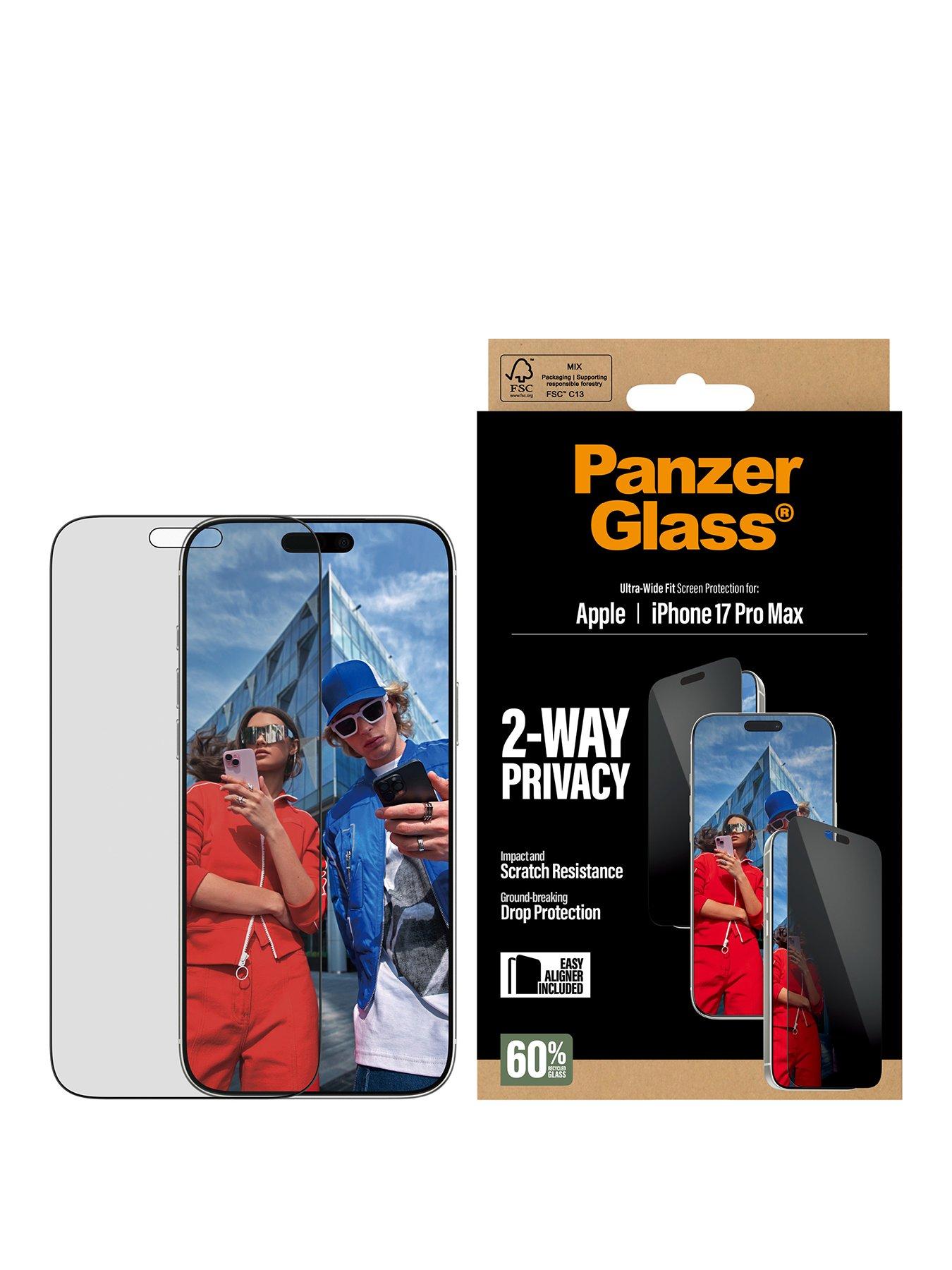 Image 1 of 4 of Panzerglass Privacy Screen Protector iPhone 2025 Pro Max , Ultra- Wide Fit w. EasyAligner