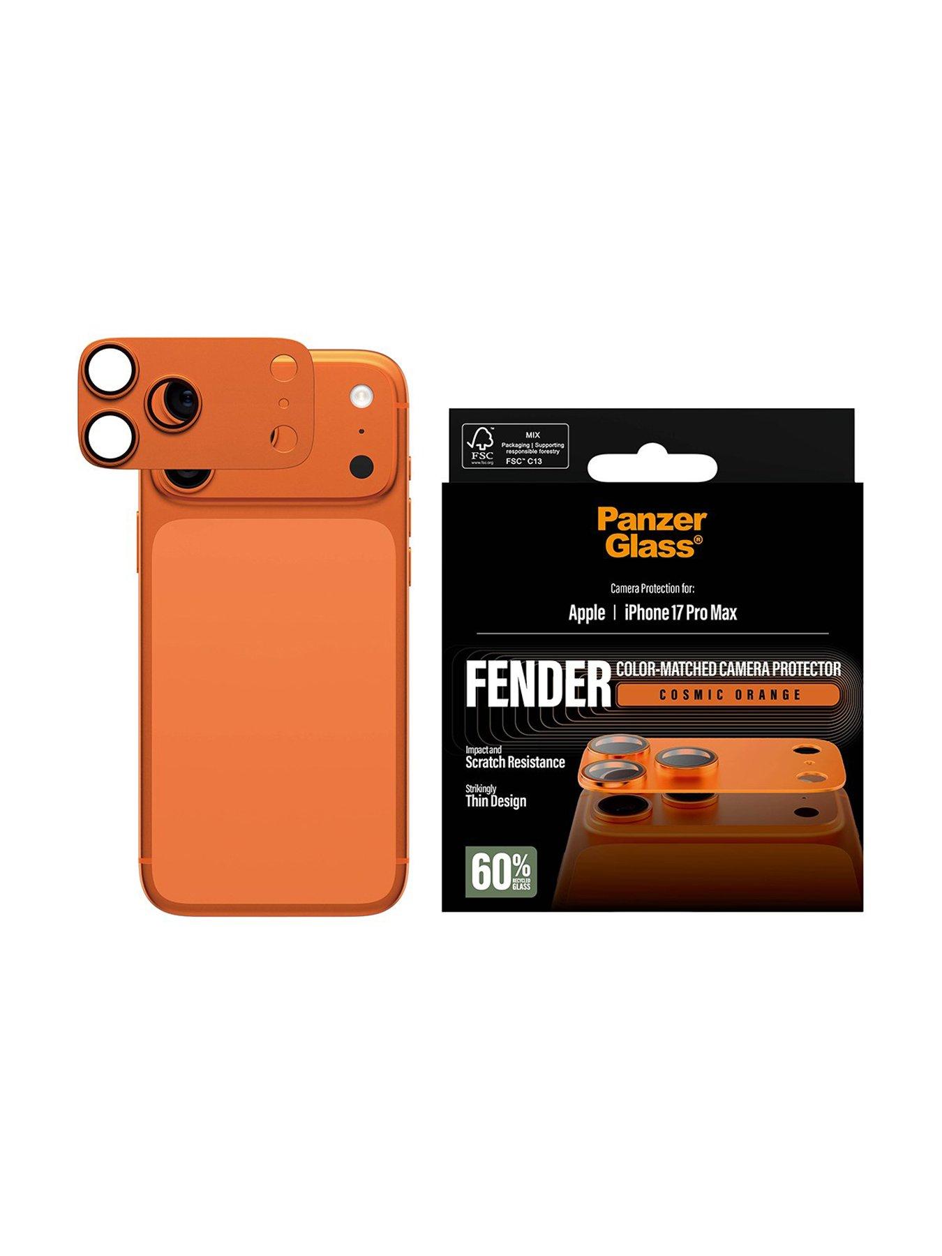 Image 3 of 5 of Panzerglass PanzerGlass FENDER Camera Protector Cosmic Orange iPhone 17 Pro Max