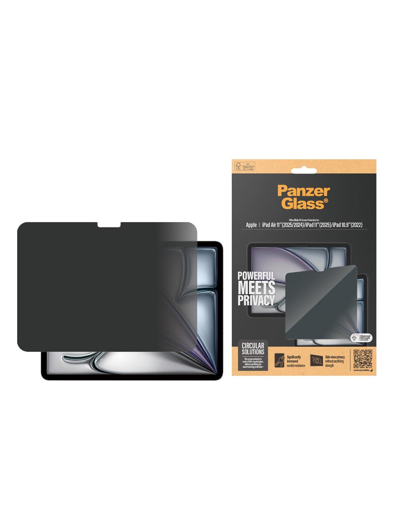 Image 2 of 4 of Panzerglass Privacy Screen Protector iPad Air 11'' (2024-2025) , iPad 11" (2025) , iPad 10.9'' (2022) , Ultra-Wide Fit