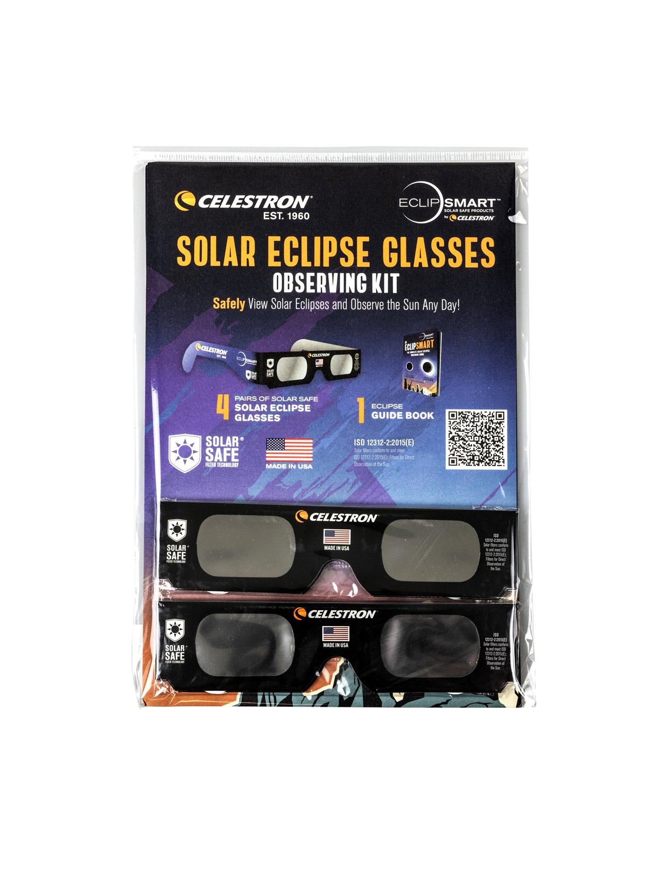 Image 6 of 6 of Celestron EclipSmart Solar Eclipse Observing Kit - (4) glasses (Paper) and (1) guidebook