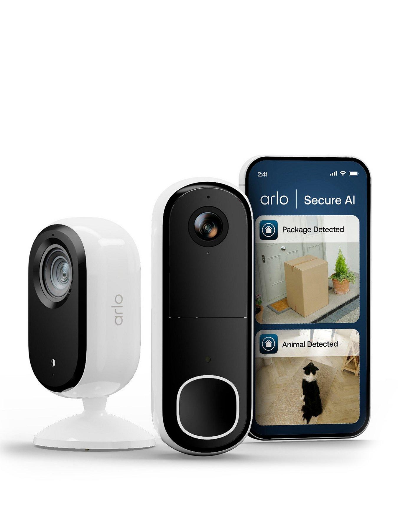Arlo ARLO Essential 3 Indoor 2K Camera and Video Doorbell HD