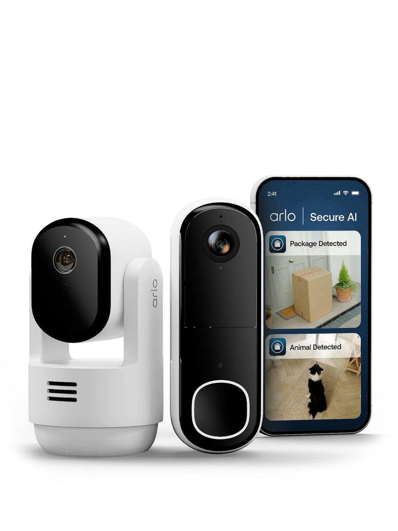 Arlo ARLO Essential 3 Indoor Pan-Tilt Camera and Video Doorbell HD