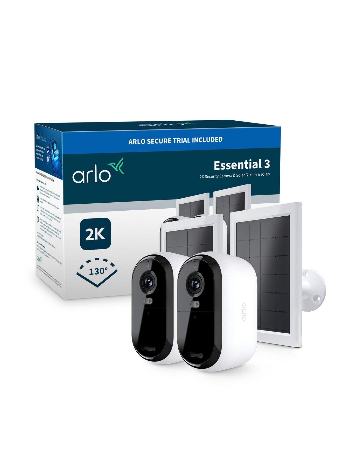 Image 2 of 8 of Arlo ARLO Essential 3 2K Outdoor 2 Cameras Kit with 2 Solar Panel Kit