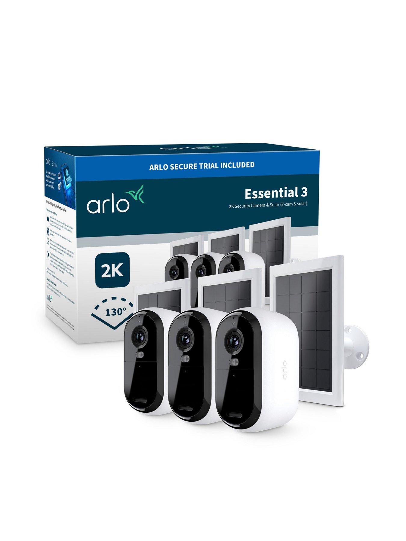 Image 2 of 8 of Arlo ARLO Essential 3 2K Outdoor 3 Cameras with 3 Solar Panel Kit