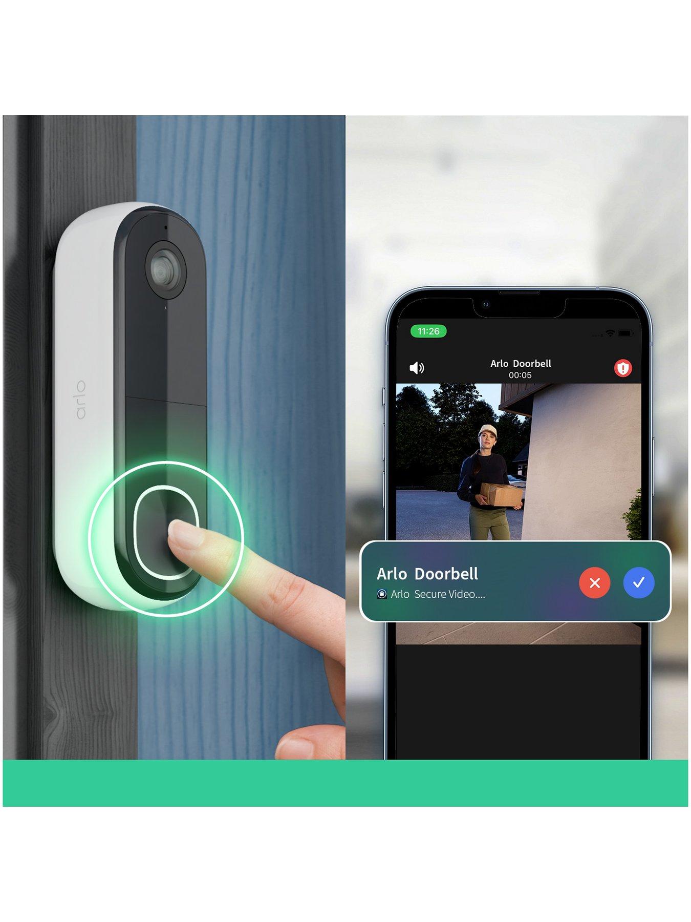 Image 4 of 8 of Arlo ARLO Video Doorbell 2K and Chime 2 Kit