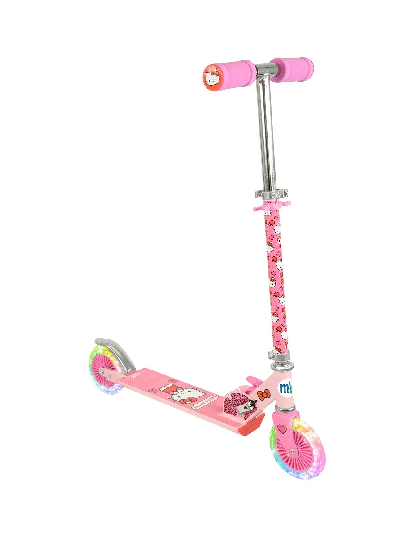 Hello Kitty Folding Inline Scooter With Light Up Wheels