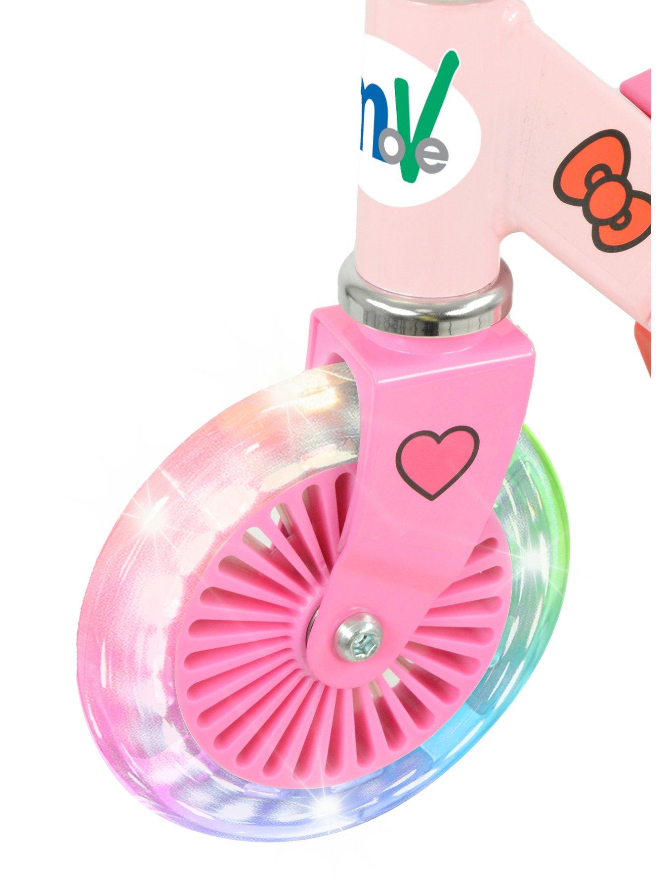 Image 2 of 7 of Hello Kitty Light-Up Wheels Folding Inline Scooter