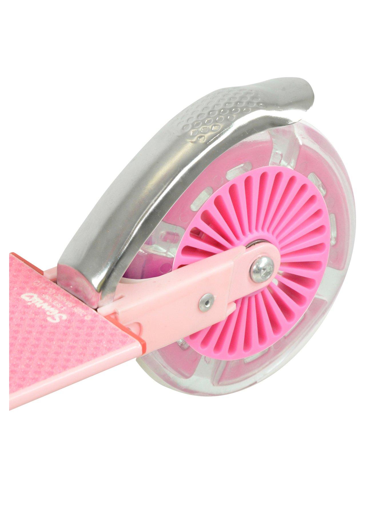 Image 6 of 7 of Hello Kitty Light-Up Wheels Folding Inline Scooter