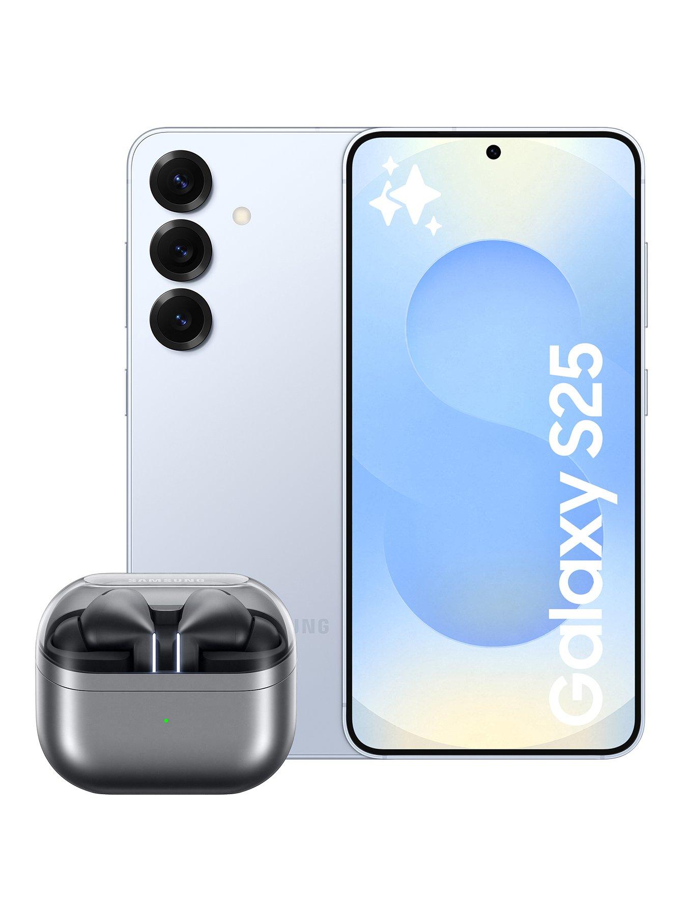 Galaxy Galaxy S25 5G, 128GB Mobile with Galaxy Buds3 Pro Silver with Galaxy AI