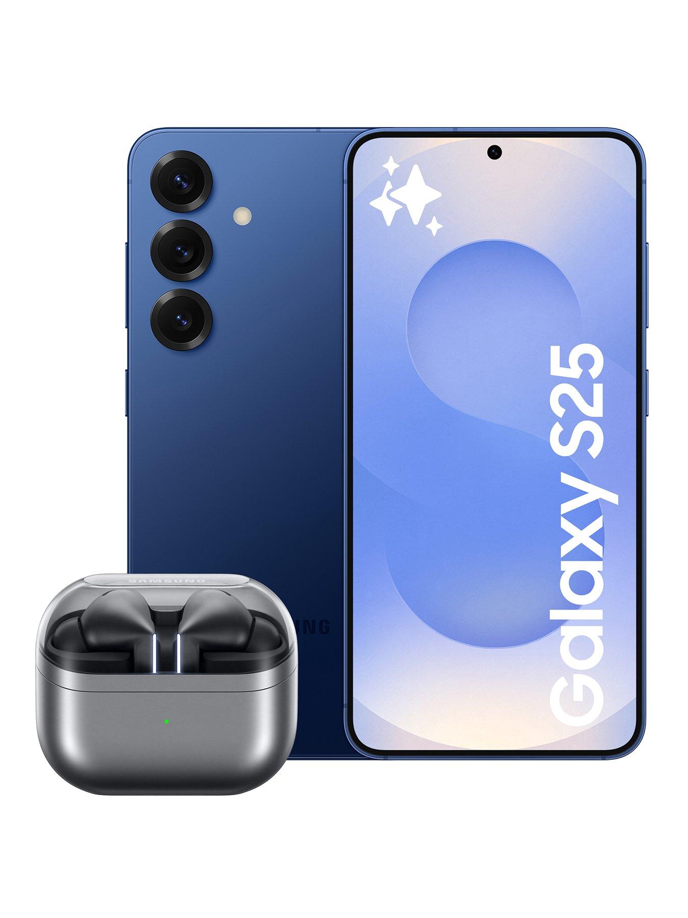 Samsung Galaxy S25 5G, 256GB Mobile with Galaxy Buds3 Pro Silver with Galaxy AI