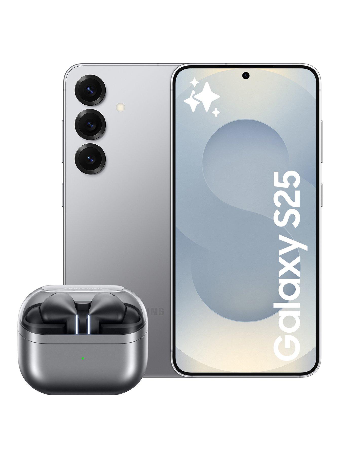 Galaxy Galaxy S25 5G, 512GB Mobile with Galaxy Buds3 Pro Silver with Galaxy AI