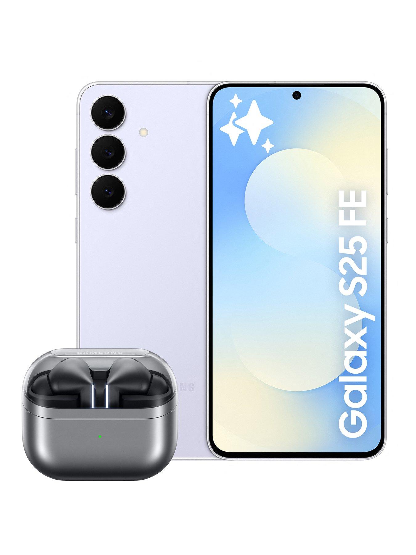 Galaxy Galaxy S25 FE, 512GB Mobile with Galaxy Buds3 Pro Silver with Galaxy AI