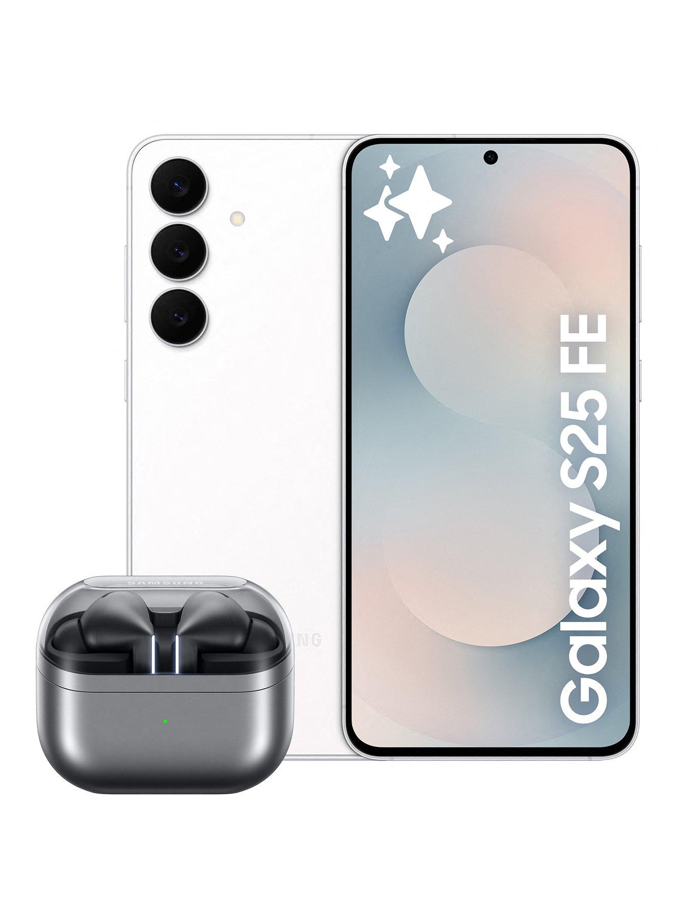 Galaxy Galaxy S25 FE, 512GB Mobile with Galaxy Buds3 Pro Silver with Galaxy AI