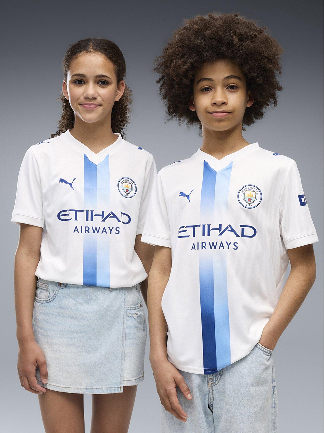 Puma Junior Manchester City 26/27 3Rd Replica Shirt - White