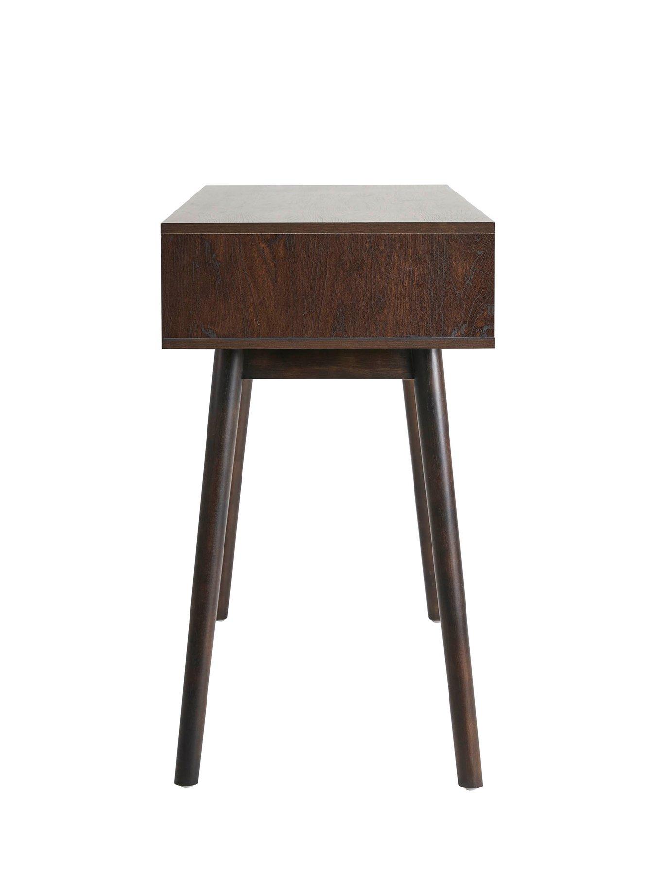 Image 4 of 6 of Dusk Dora Dressing Table Console - Walnut