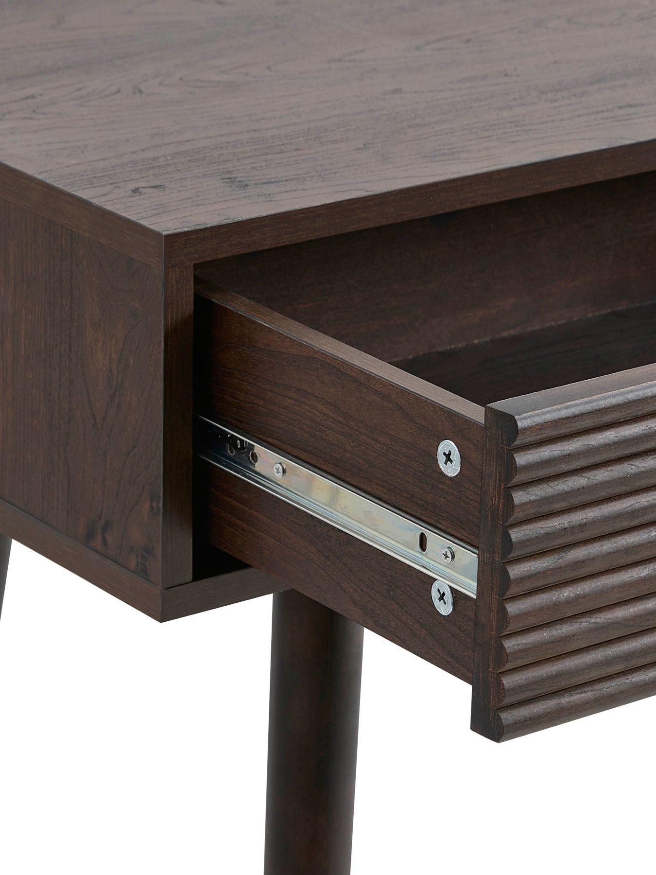 Image 5 of 6 of Dusk Dora Dressing Table Console - Walnut