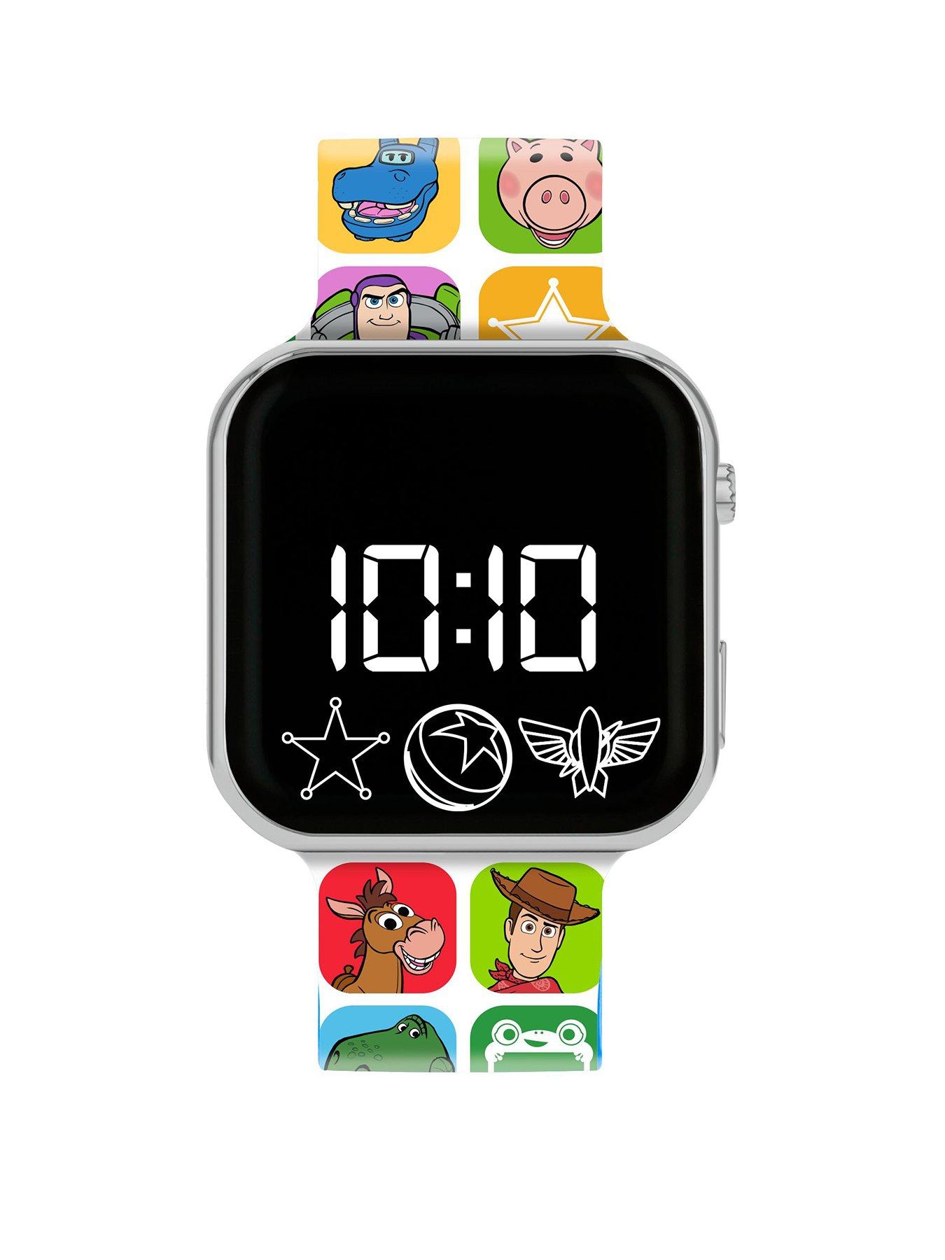 Toy Story Toy Story 5 LED Display Watch with Silicone Character Strap for Kids