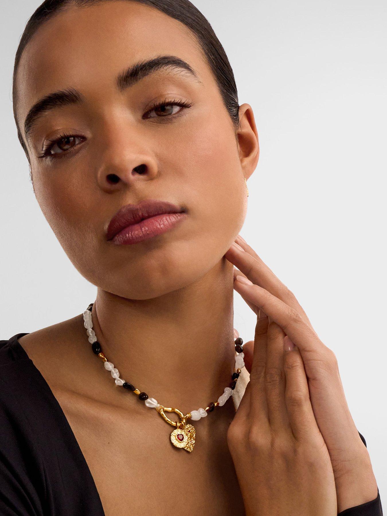 Katie Loxton Sunset Solesi Waterproof Gold Necklace - Gold
