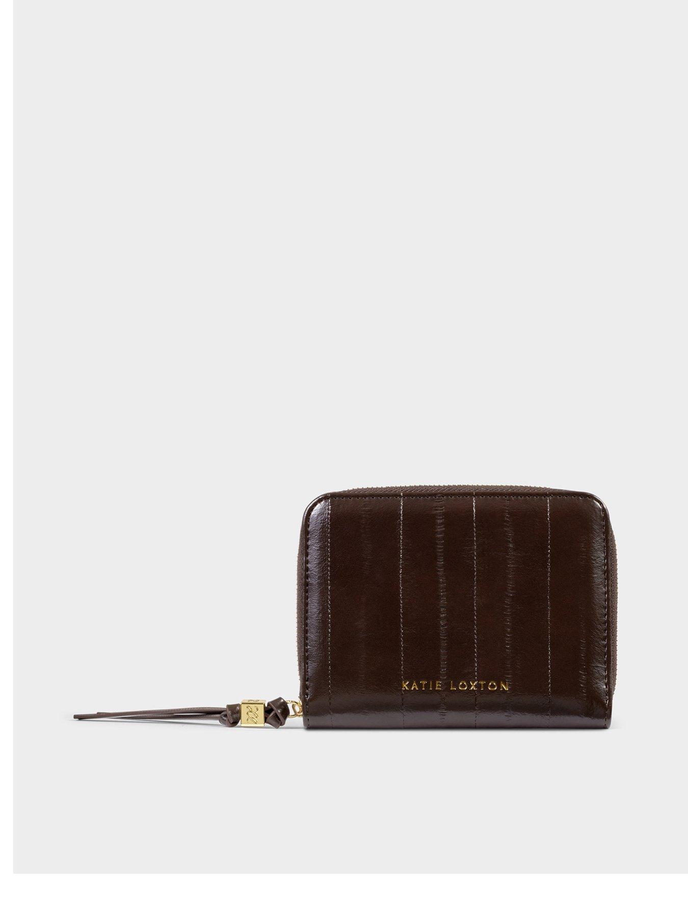 Image 1 of 6 of Katie Loxton SLIM JEWELLERY CASE , YOU ARE WONDERFUL , Chocolate Eel/ Chocolate , 9.5cm x 17cm x 7cm