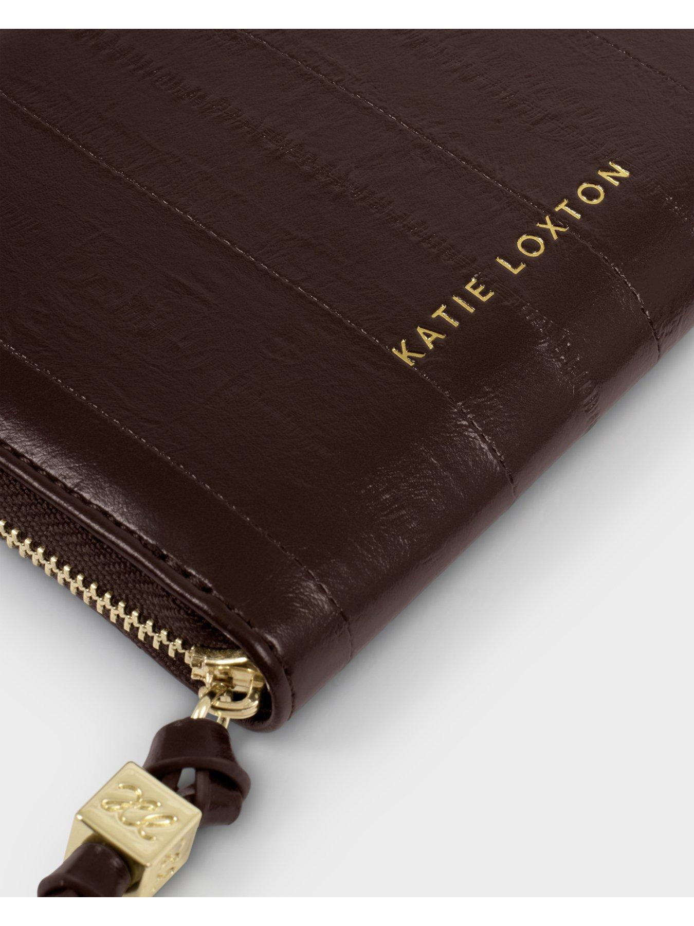 Image 5 of 6 of Katie Loxton SLIM JEWELLERY CASE , YOU ARE WONDERFUL , Chocolate Eel/ Chocolate , 9.5cm x 17cm x 7cm