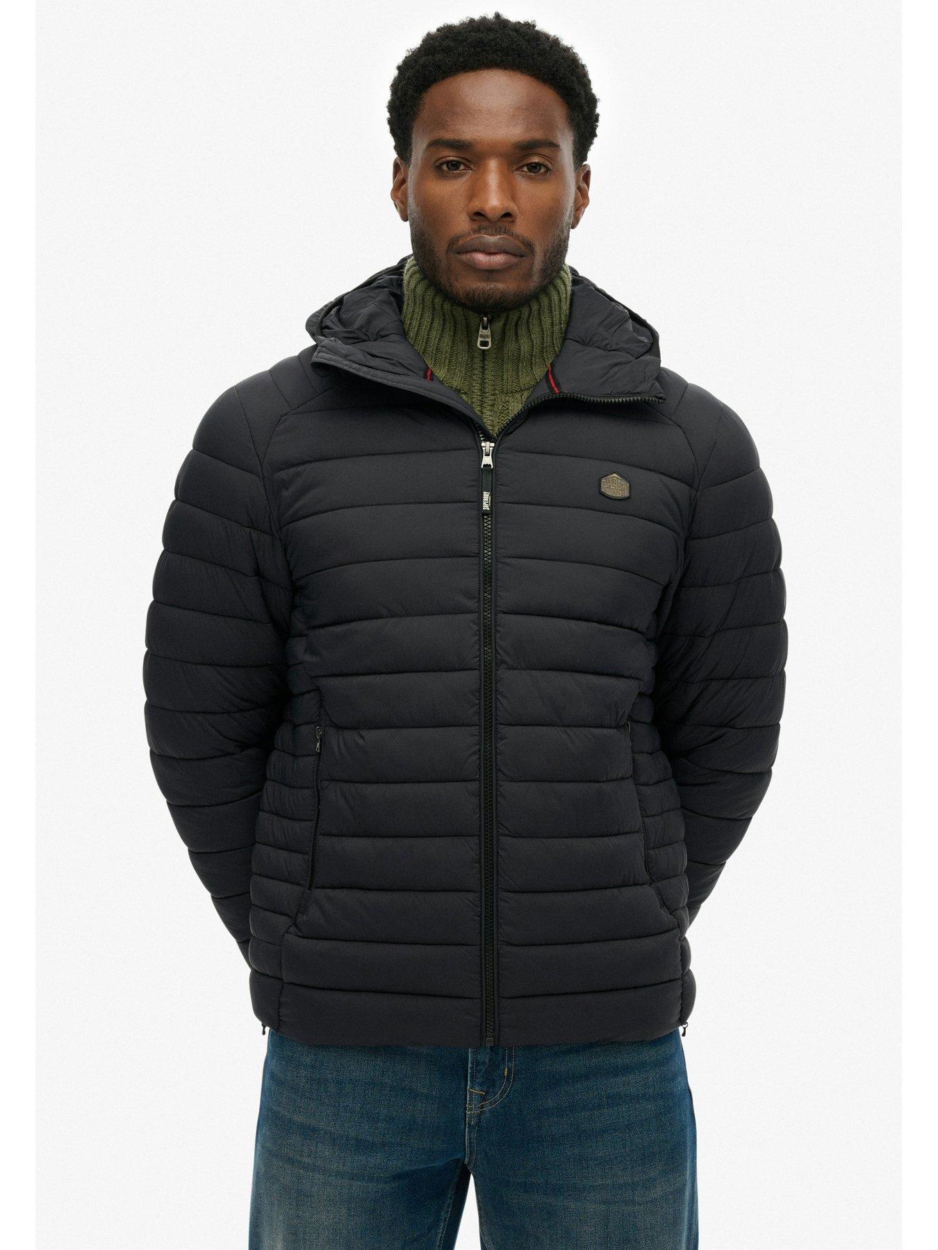 Image 4 of 6 of Superdry Hooded Fuji Lite Jacket - Navy