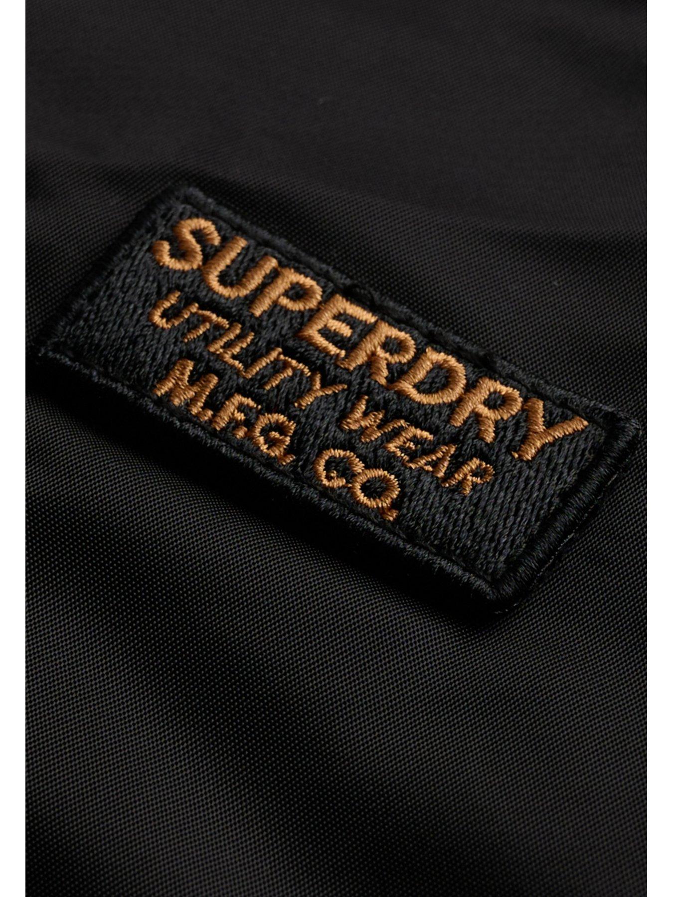 Image 5 of 6 of Superdry Hooded MA1 Bomber Jacket - Black