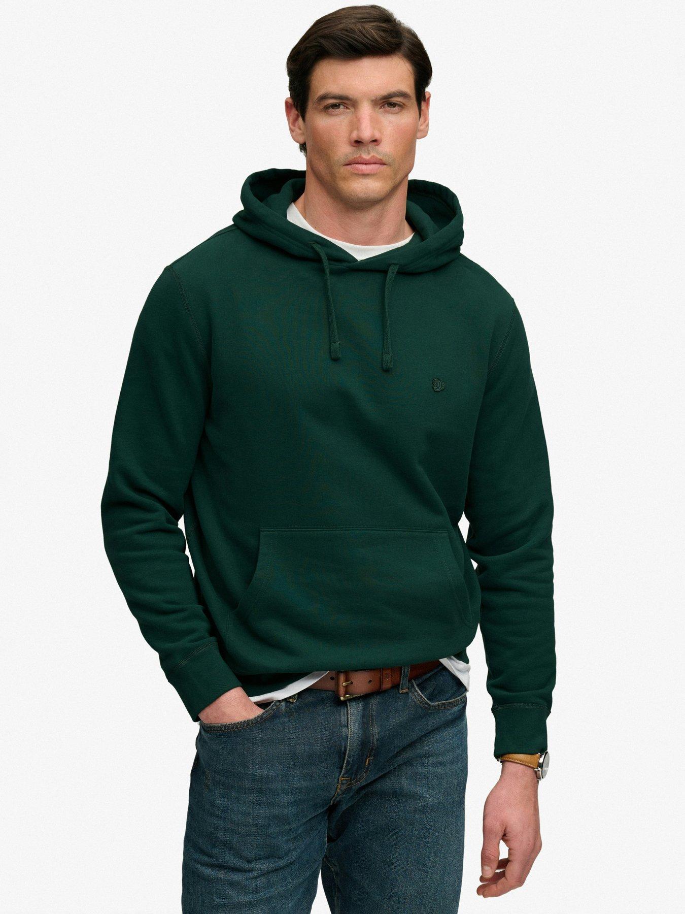 Superdry Essentials Logo Hoodie - Green
