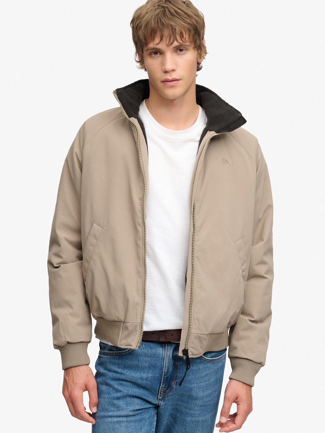 Superdry Superdry City Fleece Lined Jacket - Brown