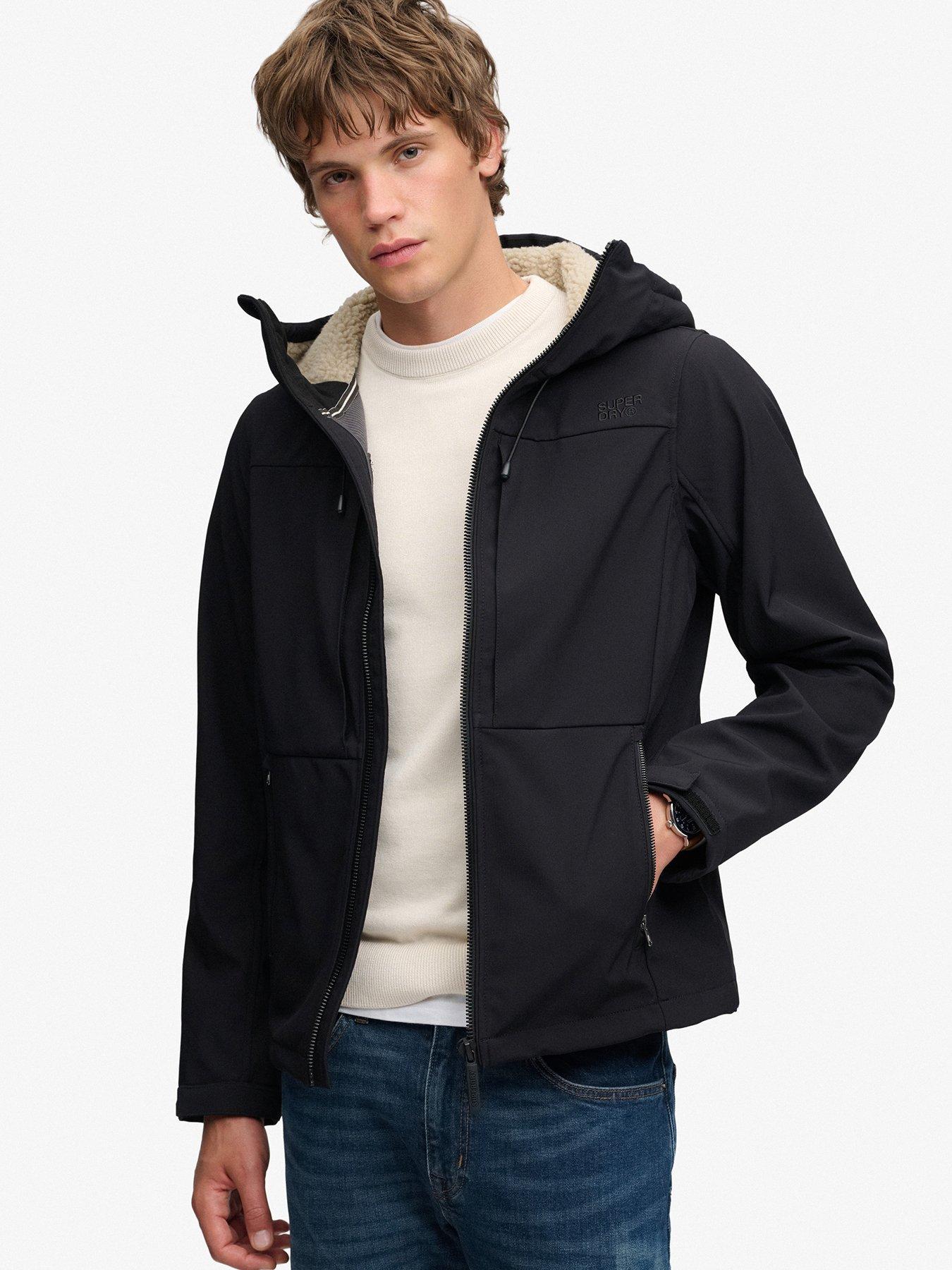 Superdry Superdry Hood Borg Trekker Jacket - Black