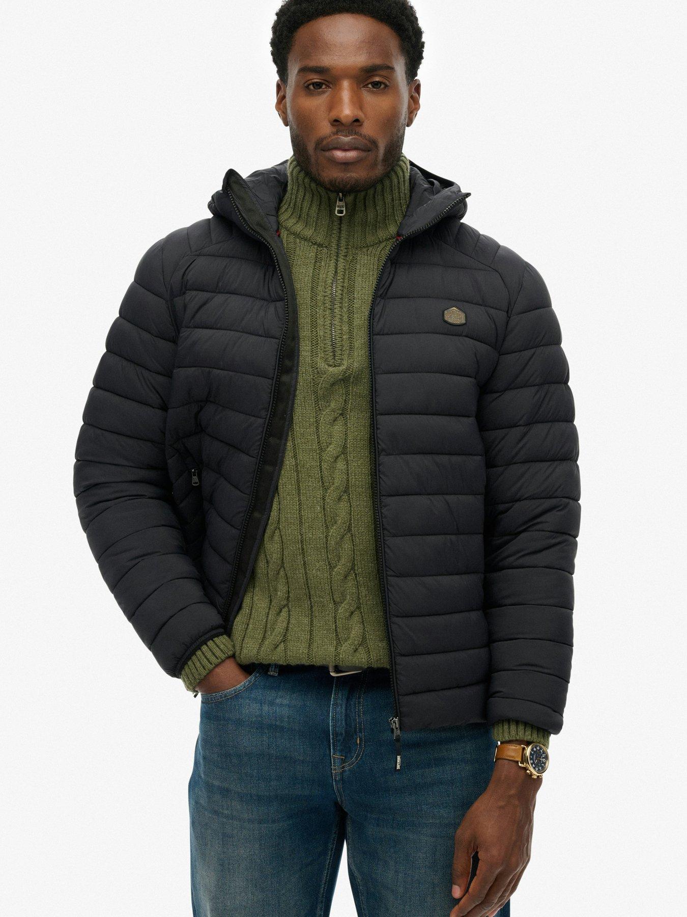 Image 2 of 7 of Superdry Superdry Hooded Fuji Lite Jacket - Black