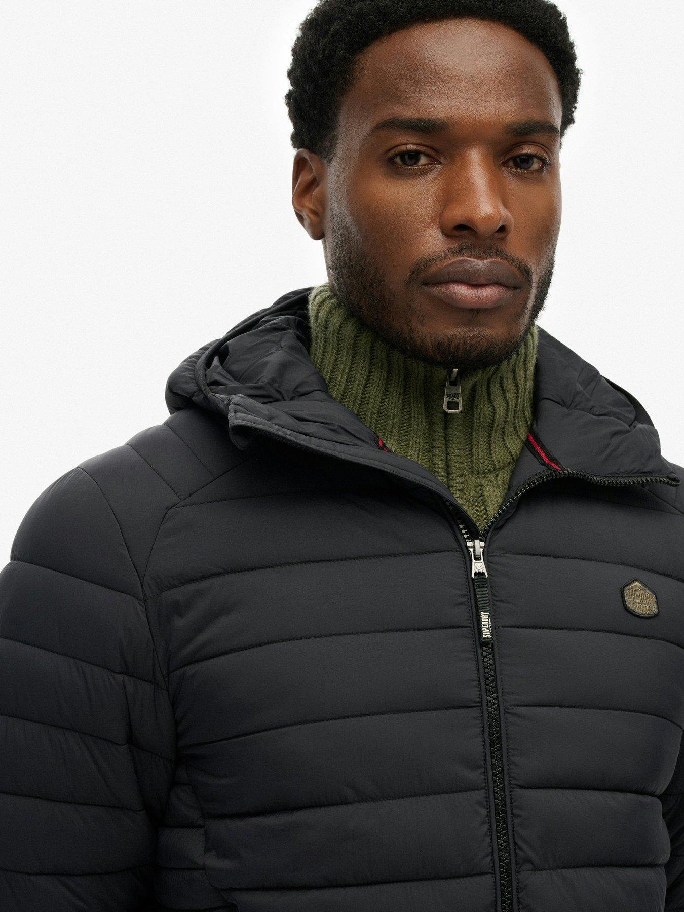 Image 3 of 7 of Superdry Superdry Hooded Fuji Lite Jacket - Black