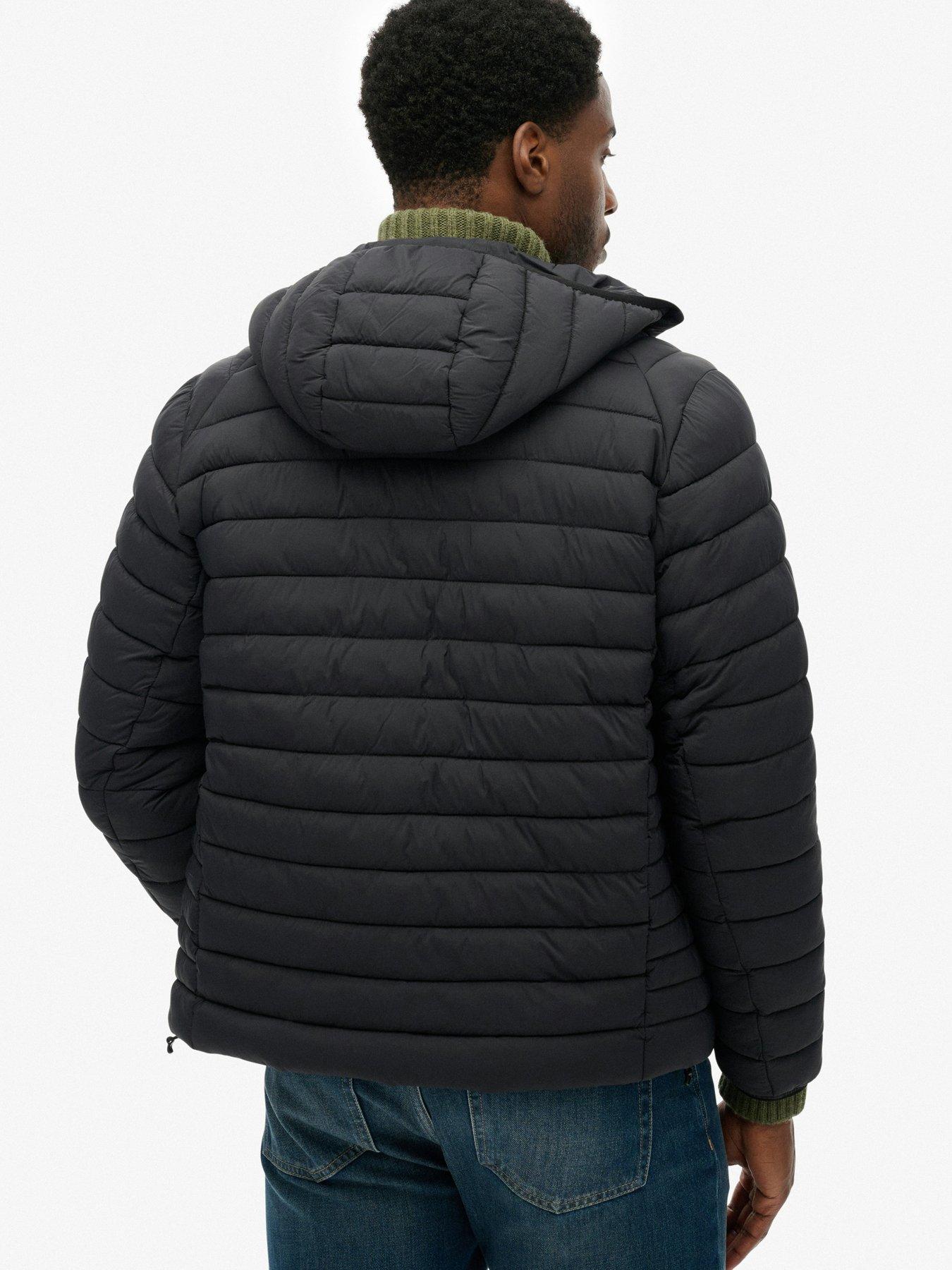 Image 6 of 7 of Superdry Superdry Hooded Fuji Lite Jacket - Black