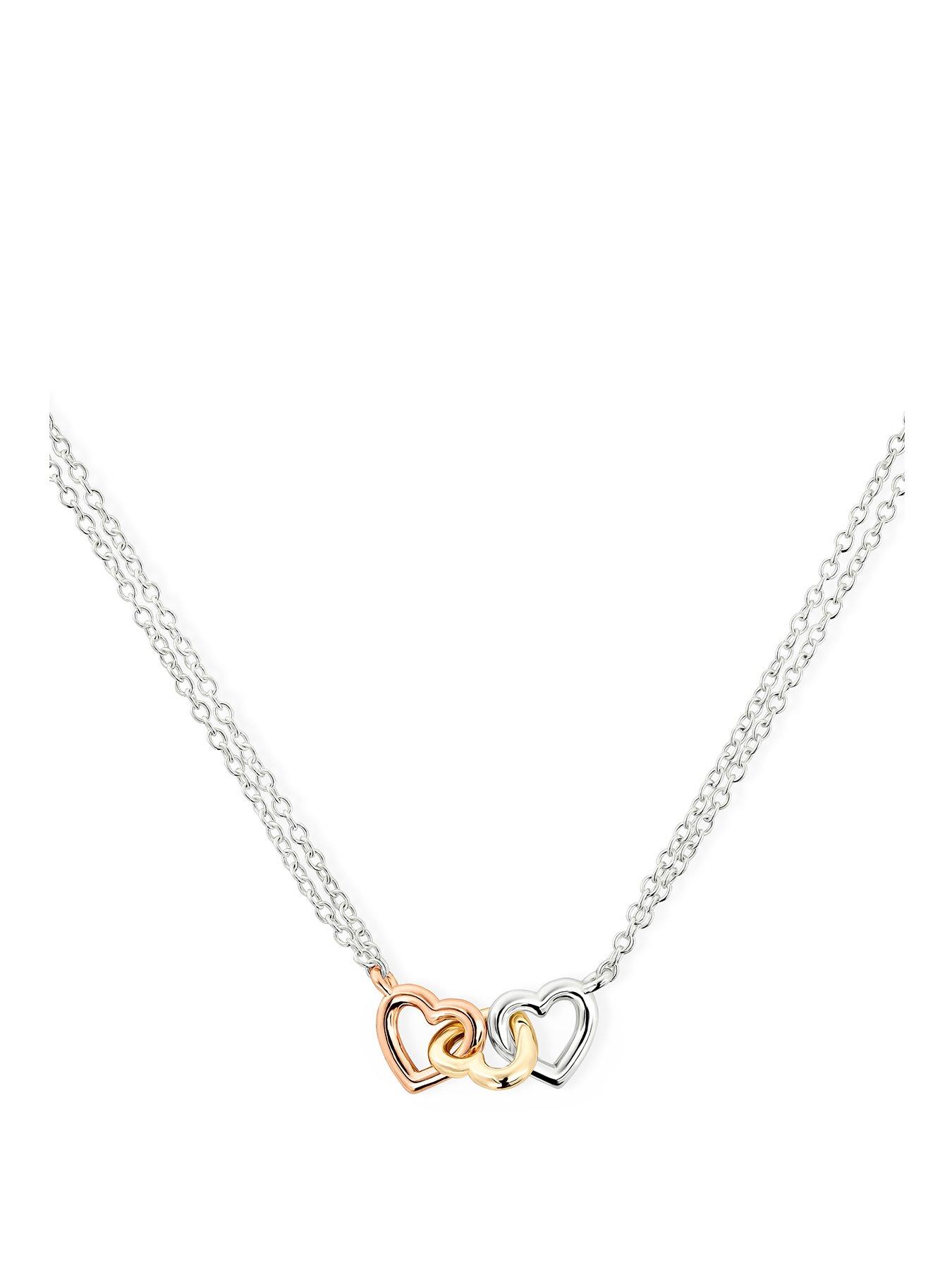 Radley Radley Triple plated heart charm necklace