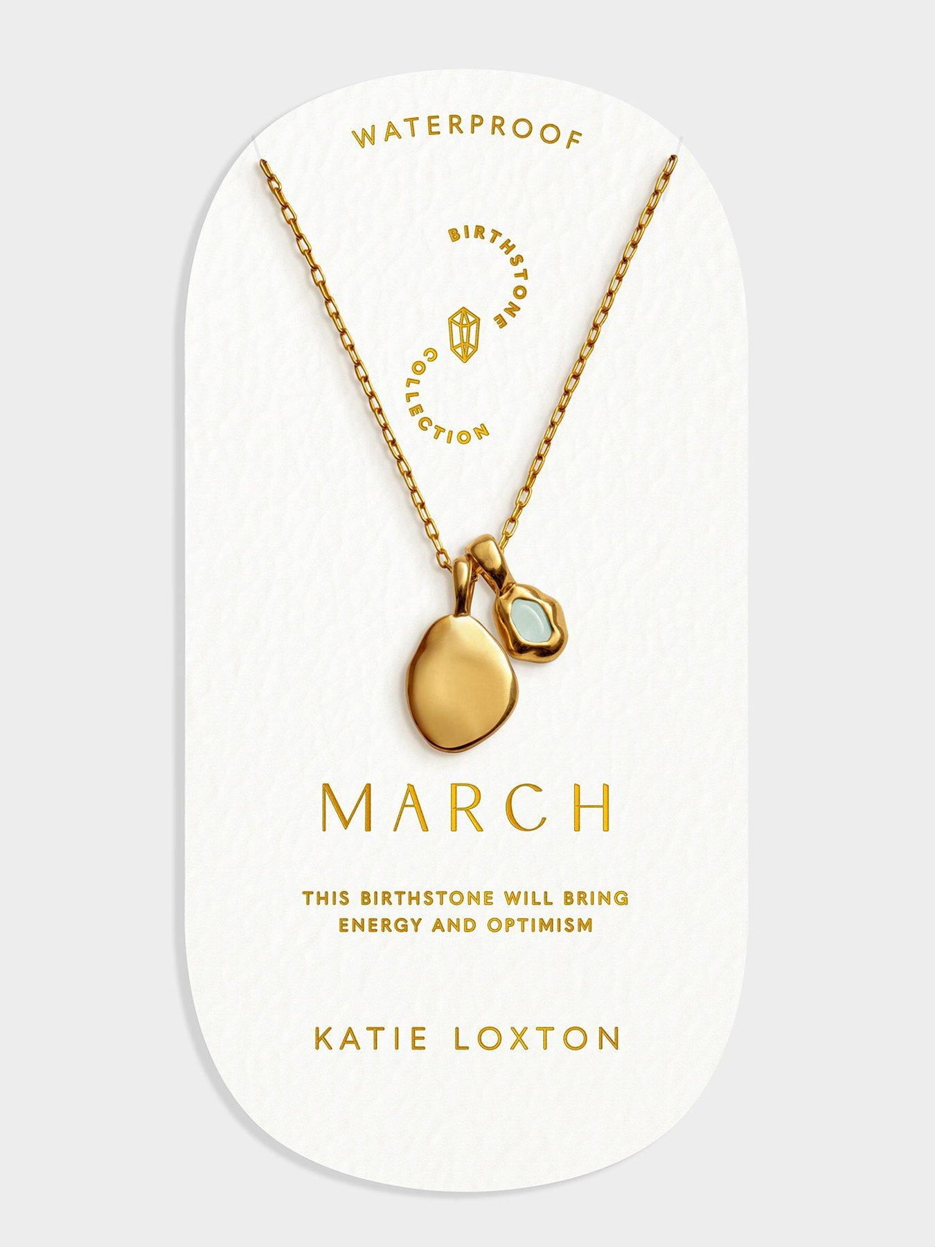 Katie Loxton Birthstone Necklace (Jan To Dec)