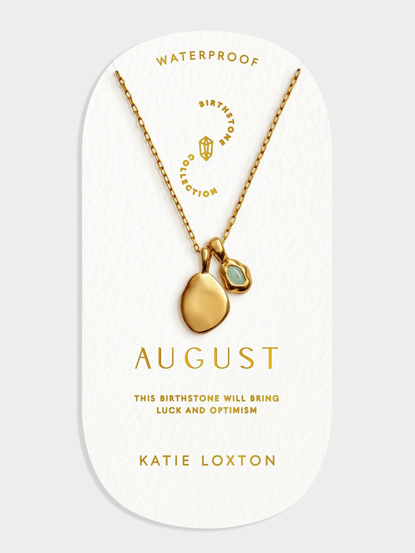 Katie Loxton Birthstone Necklace (Jan To Dec)