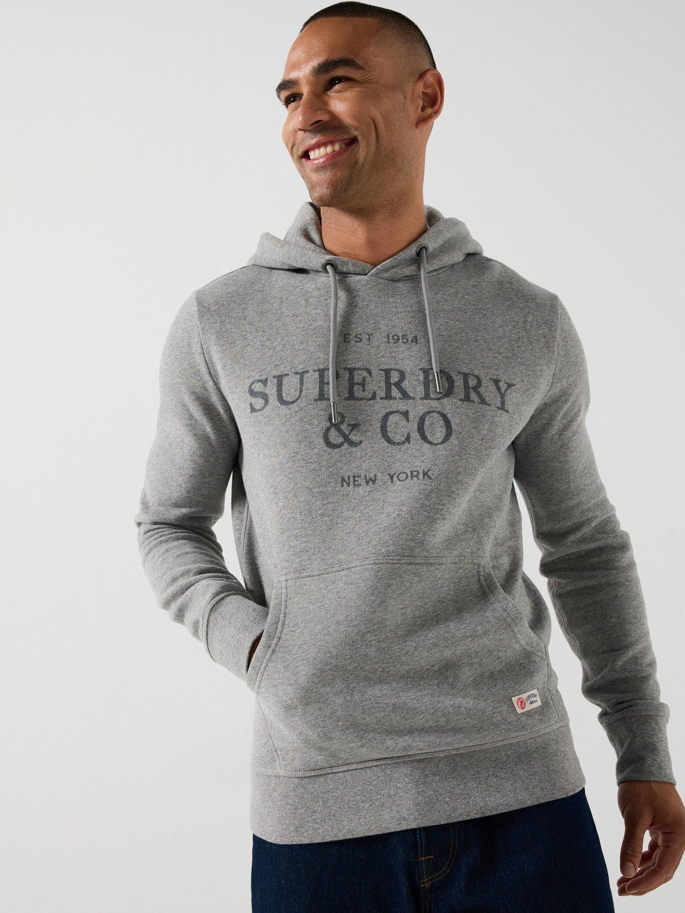 Superdry Superdry 1954 Company Relaxed Hoodie - Grey